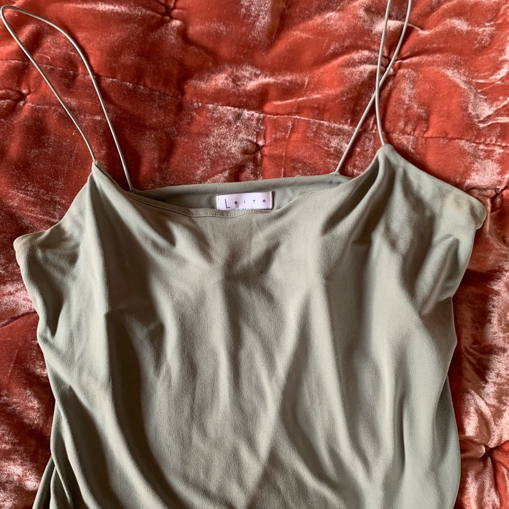 Leith tight midi body con scrunch dress